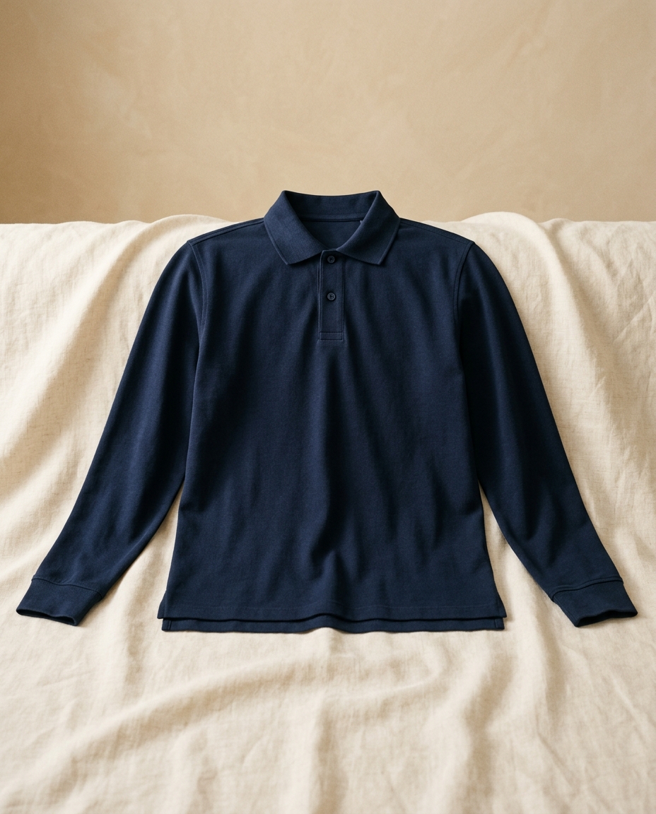 Long-Sleeve Polo — Him